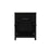 Elegant Lighting Adian 24" Bathroom Storage Cabinet, Black