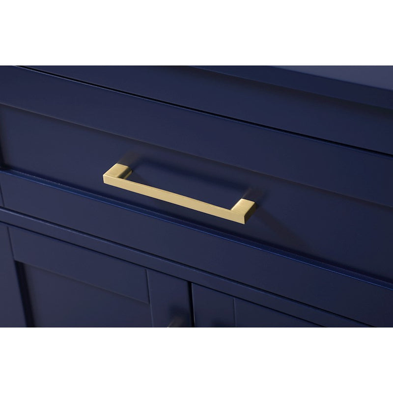 Elegant Lighting Adian 24" Bathroom Storage Cabinet, Blue