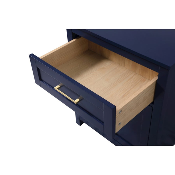 Elegant Lighting Adian 24" Bathroom Storage Cabinet, Blue