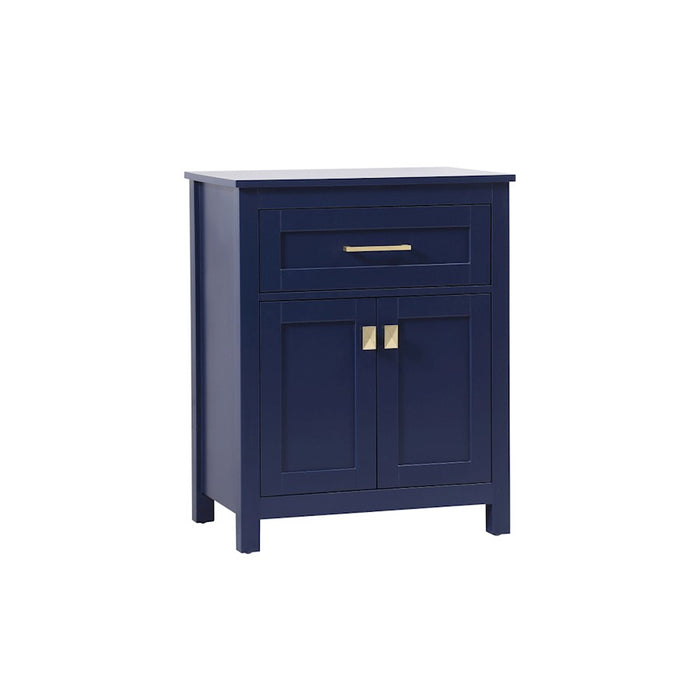 Elegant Lighting Adian 24" Bathroom Storage Cabinet, Blue