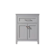 Elegant Lighting Adian 24" Bathroom Storage Cabinet, Grey - SC012430GR
