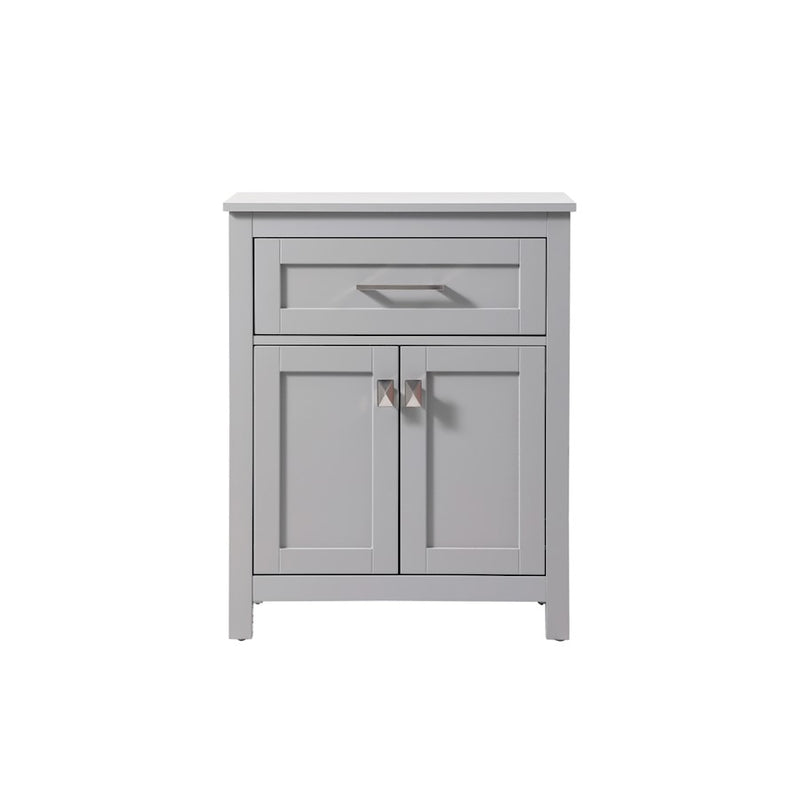 Elegant Lighting Adian 24" Bathroom Storage Cabinet, Grey - SC012430GR