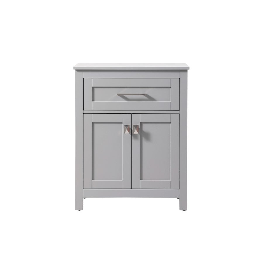 Elegant Lighting Adian 24" Bathroom Storage Cabinet, Grey - SC012430GR