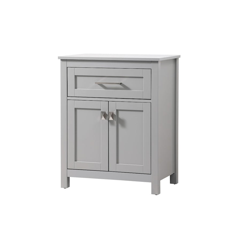 Elegant Lighting Adian 24" Bathroom Storage Cabinet, Grey