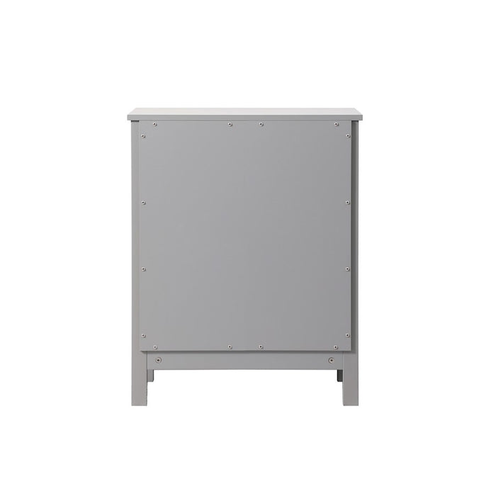 Elegant Lighting Adian 24" Bathroom Storage Cabinet, Grey