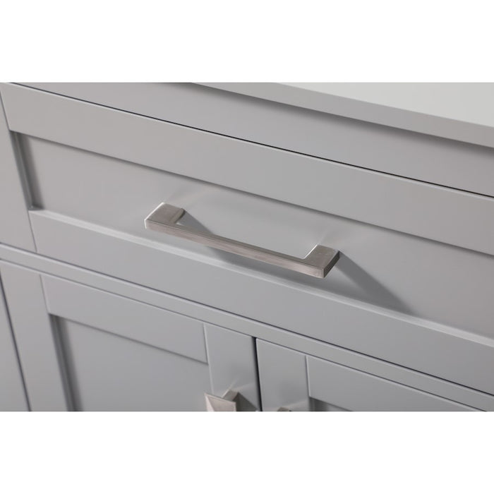Elegant Lighting Adian 24" Bathroom Storage Cabinet, Grey