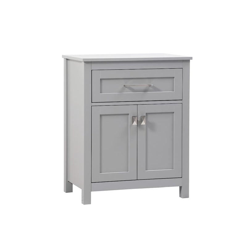 Elegant Lighting Adian 24" Bathroom Storage Cabinet, Grey