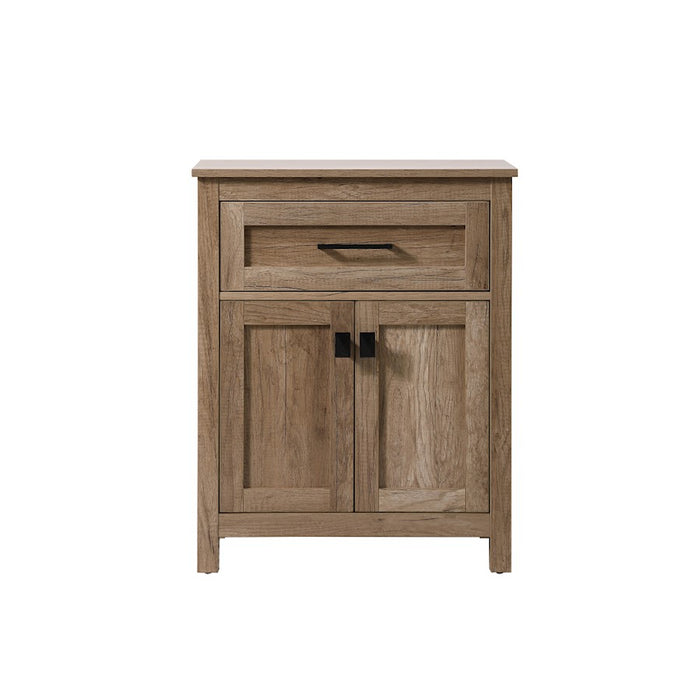 Elegant Lighting Adian 24" Bathroom Storage Cabinet, Natural Oak - SC012430NT