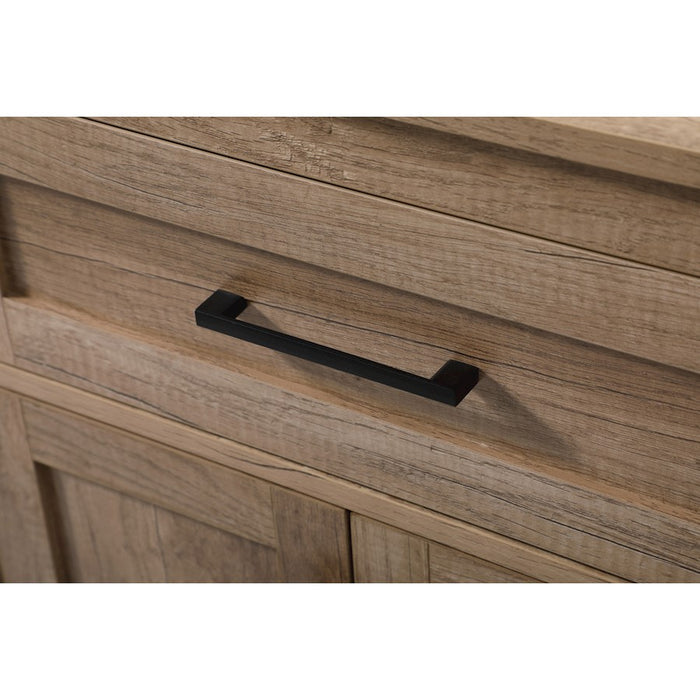 Elegant Lighting Adian 24" Bathroom Storage Cabinet, Natural Oak