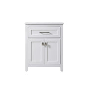 Elegant Lighting Adian 24" Bathroom Storage Cabinet, White - SC012430WH