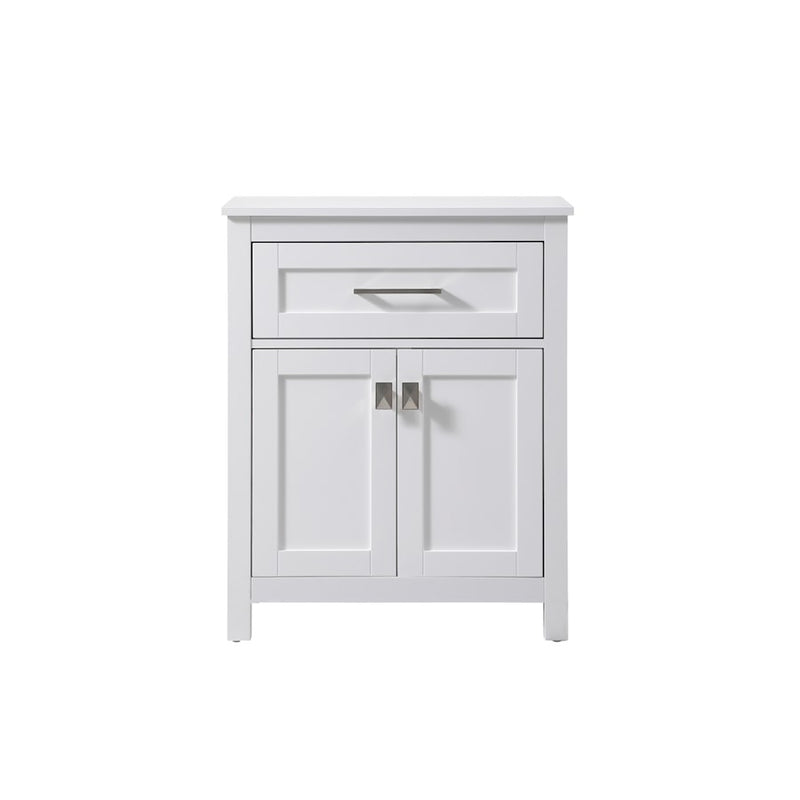 Elegant Lighting Adian 24" Bathroom Storage Cabinet, White - SC012430WH