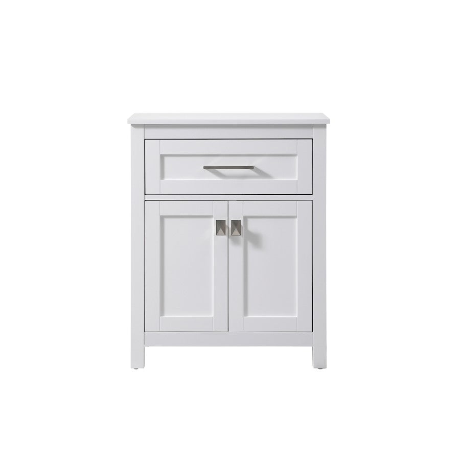 Elegant Lighting Adian 24" Bathroom Storage Cabinet, White - SC012430WH