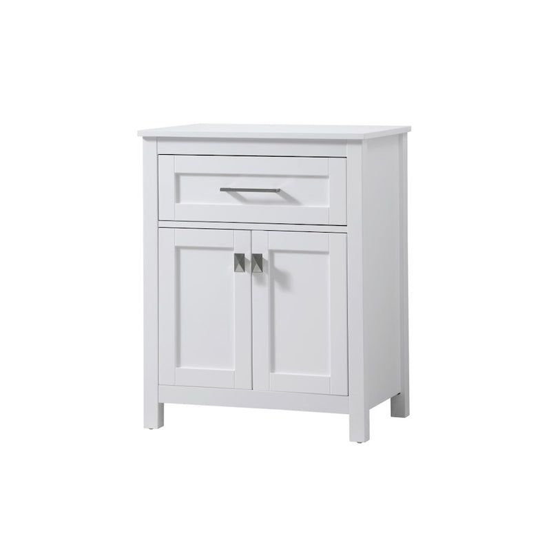 Elegant Lighting Adian 24" Bathroom Storage Cabinet, White