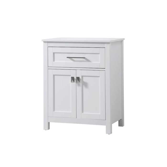 Elegant Lighting Adian 24" Bathroom Storage Cabinet, White