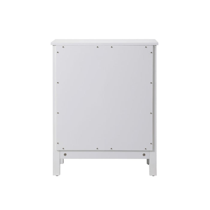 Elegant Lighting Adian 24" Bathroom Storage Cabinet, White