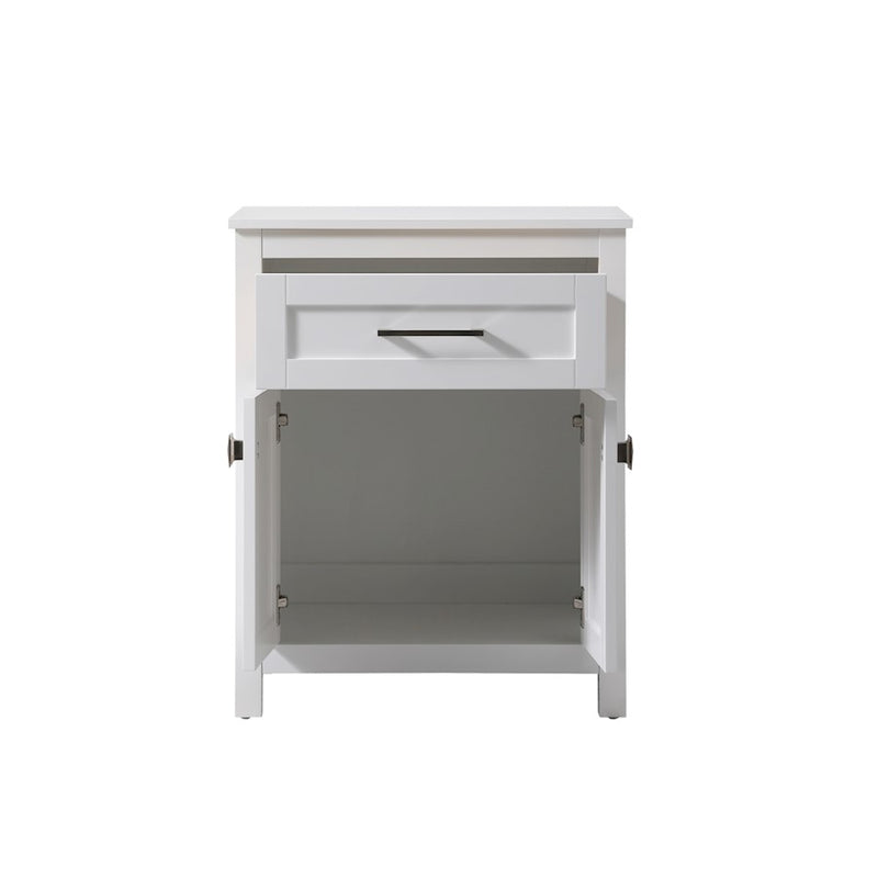 Elegant Lighting Adian 24" Bathroom Storage Cabinet, White