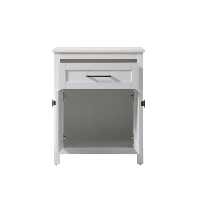 Elegant Lighting Adian 24" Bathroom Storage Cabinet, White