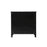 Elegant Lighting Adian 30" Bathroom Storage Cabinet, Black
