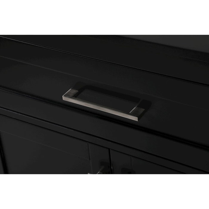 Elegant Lighting Adian 30" Bathroom Storage Cabinet, Black