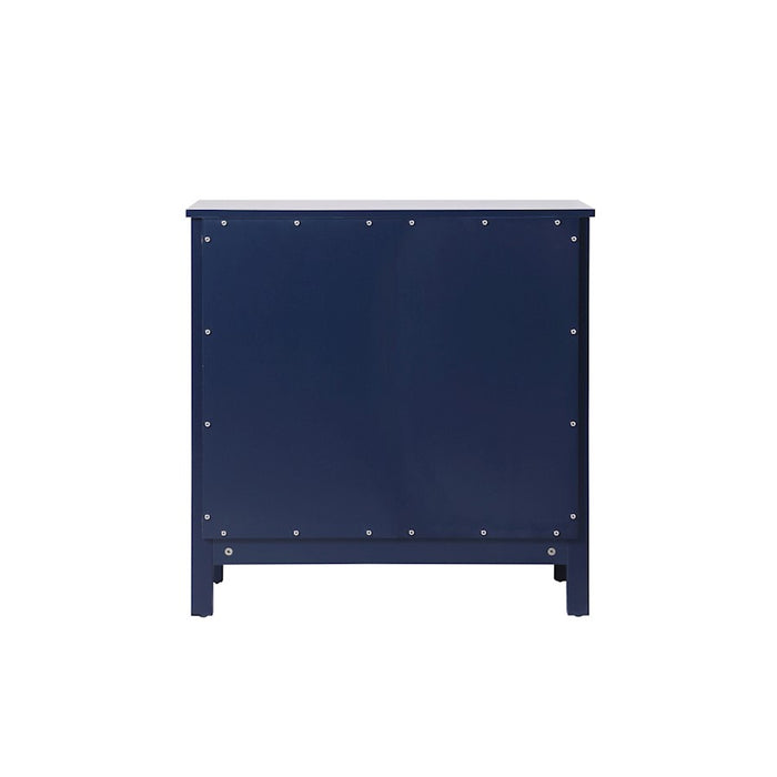 Elegant Lighting Adian 30" Bathroom Storage Cabinet, Blue