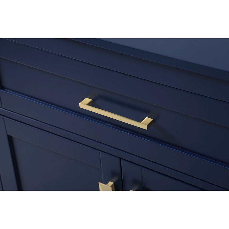 Elegant Lighting Adian 30" Bathroom Storage Cabinet, Blue