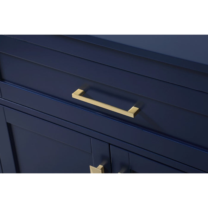 Elegant Lighting Adian 30" Bathroom Storage Cabinet, Blue