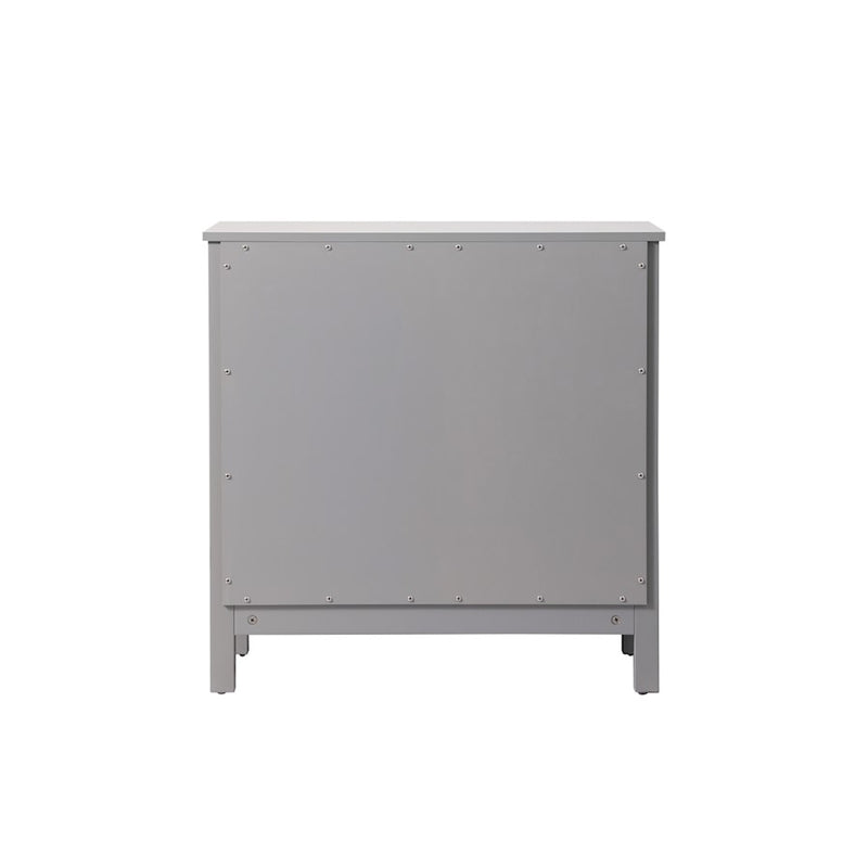 Elegant Lighting Adian 30" Bathroom Storage Cabinet, Grey
