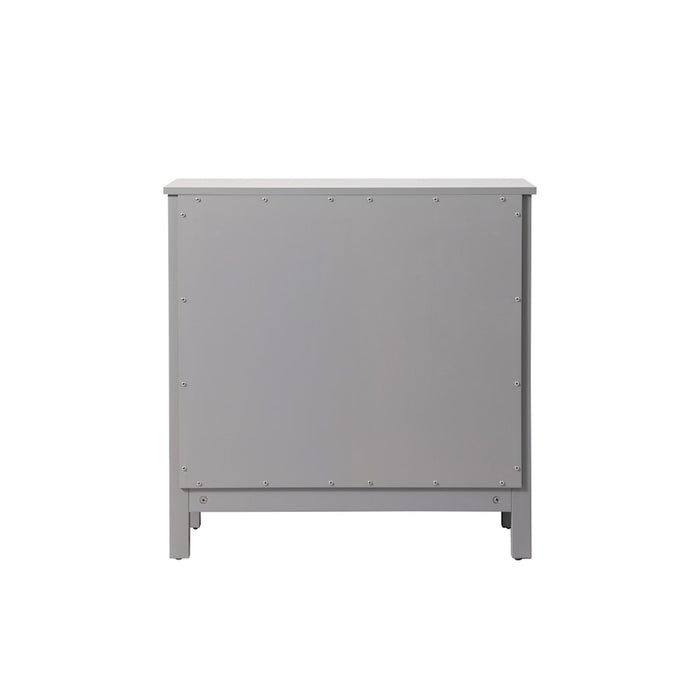 Elegant Lighting Adian 30" Bathroom Storage Cabinet, Grey