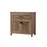 Elegant Lighting Adian 30" Bathroom Storage Cabinet, Natural Oak