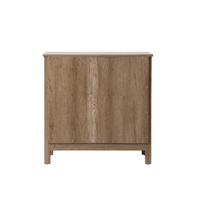 Elegant Lighting Adian 30" Bathroom Storage Cabinet, Natural Oak