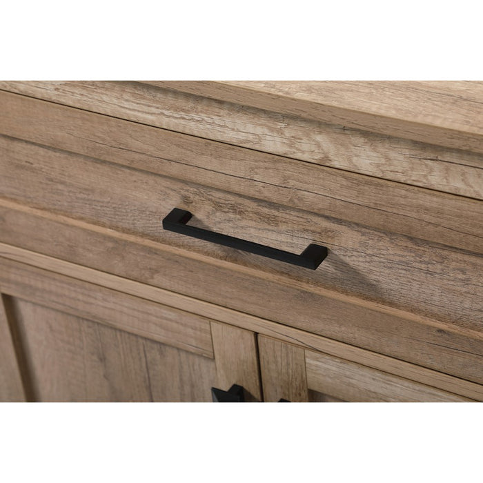 Elegant Lighting Adian 30" Bathroom Storage Cabinet, Natural Oak