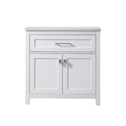 Elegant Lighting Adian 30" Bathroom Storage Cabinet, White - SC013030WH
