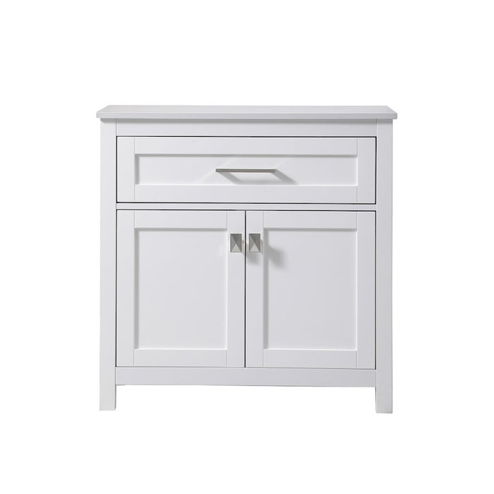 Elegant Lighting Adian 30" Bathroom Storage Cabinet, White - SC013030WH