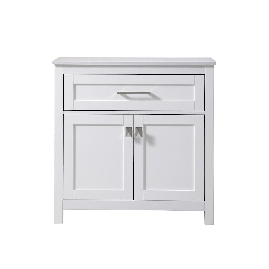 Elegant Lighting Adian 30" Bathroom Storage Cabinet, White - SC013030WH