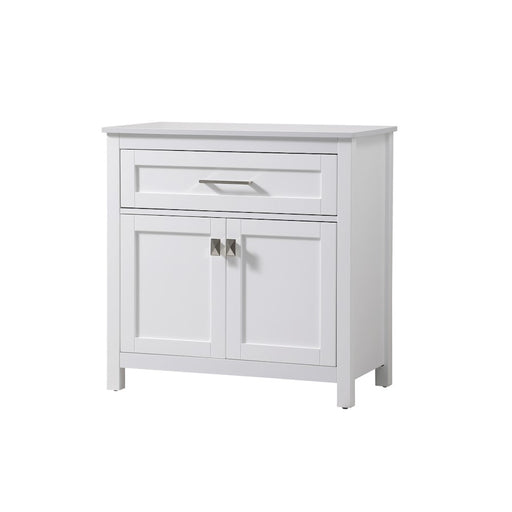 Elegant Lighting Adian 30" Bathroom Storage Cabinet, White