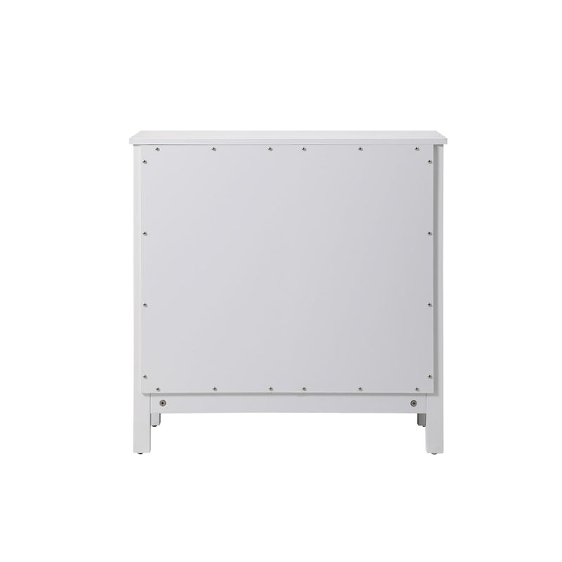 Elegant Lighting Adian 30" Bathroom Storage Cabinet, White