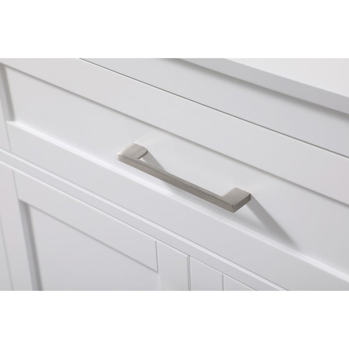 Elegant Lighting Adian 30" Bathroom Storage Cabinet, White