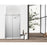 Elegant Kitchen/Bath Raleigh 48" Shower Door, Brushed Nickel - SD101-4876BNK