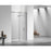 Elegant Kitchen/Bath Raleigh 48" Shower Door, Brushed Nickel
