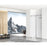 Elegant Kitchen/Bath Raleigh 48" Shower Door, Brushed Nickel