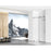 Elegant Kitchen/Bath Raleigh 48" Shower Door, Polished Chrome