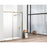 Elegant Kitchen/Bath Raleigh 60" Shower Door, Brushed Gold