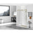 Elegant Kitchen/Bath Raleigh 60" Shower Door, Brushed Gold