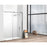 Elegant Kitchen/Bath Raleigh 60" Shower Door, Brushed Nickel