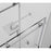 Elegant Kitchen/Bath Raleigh 60" Shower Door, Brushed Nickel
