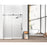 Elegant Kitchen/Bath Raleigh 60" Shower Door, Matte Black - SD101-6076MBK