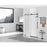Elegant Kitchen/Bath Raleigh 60" Shower Door, Matte Black