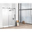 Elegant Kitchen/Bath Raleigh 60" Shower Door, Matte Black