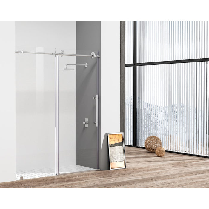 Elegant Kitchen/Bath Raleigh 60" Shower Door, Polished Chrome