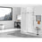 Elegant Kitchen/Bath Raleigh 60" Shower Door, Polished Chrome